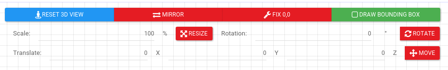 Transformation Widget